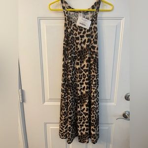 Tee For The Soul adorable spaghetti Strap animal print dress. 3XL